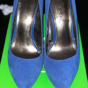 Blue Velvet Shoes